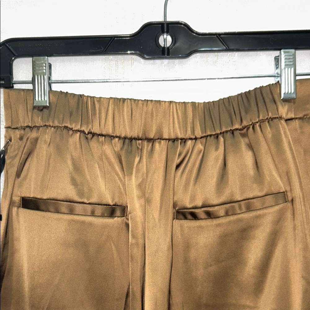 Rachel Zoe Gold Satin Trousers - Picture 5 of 7